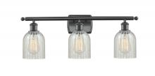  516-3W-BK-G2511-LED - Caledonia - 3 Light - 25 inch - Matte Black - Bath Vanity Light