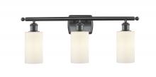 Innovations Lighting 516-3W-BK-G801 - Clymer - 3 Light - 24 inch - Matte Black - Bath Vanity Light