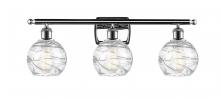 Innovations Lighting 516-3W-PC-G1213-6 - Athens Deco Swirl - 3 Light - 26 inch - Polished Chrome - Bath Vanity Light