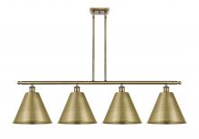  516-4I-AB-MBC-12-AB - Berkshire - 4 Light - 50 inch - Antique Brass - Cord hung - Island Light