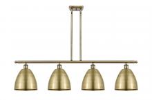  516-4I-AB-MBD-9-AB - Bristol - 4 Light - 48 inch - Antique Brass - Cord hung - Island Light