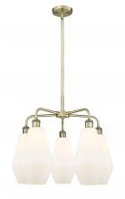  516-5CR-AB-G651-7 - Cindyrella - 5 Light - 25 inch - Antique Brass - Chandelier