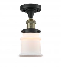  517-1CH-BAB-G181S - Canton - 1 Light - 6 inch - Black Antique Brass - Semi-Flush Mount