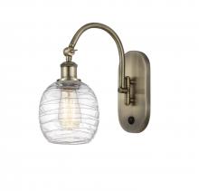  518-1W-AB-G1013 - Belfast - 1 Light - 6 inch - Antique Brass - Sconce