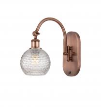 Innovations Lighting 518-1W-AC-G122C-6CL - Athens - 1 Light - 6 inch - Antique Copper - Sconce