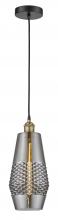  616-1P-BAB-G683-7 - Windham - 1 Light - 7 inch - Black Antique Brass - Cord hung - Mini Pendant