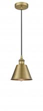 Innovations Lighting 616-1P-BB-M8-BB - Edison - 1 Light - 7 inch - Brushed Brass - Multi Pendant