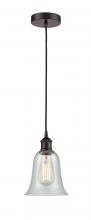  616-1P-OB-G2812-LED - Hanover - 1 Light - 6 inch - Oil Rubbed Bronze - Cord hung - Mini Pendant