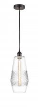  616-1P-OB-G682-7-LED - Windham - 1 Light - 7 inch - Oil Rubbed Bronze - Cord hung - Mini Pendant