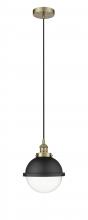  616-1PH-AB-HFS-82-BK - Edison - 1 Light - 9 inch - Antique Brass - Mini Pendant