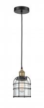 Innovations Lighting 616-1PH-BAB-G52-CE - Bell Cage - 1 Light - 6 inch - Black Antique Brass - Multi Pendant