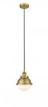  616-1PH-BB-HFS-61-BB-LED - Hampden - 1 Light - 7 inch - Brushed Brass - Cord hung - Mini Pendant