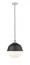  616-1PH-PN-HFS-121-BK - Edison - 1 Light - 13 inch - Polished Nickel - Mini Pendant