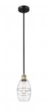 Innovations Lighting 616-1S-BAB-G557-6CL - Vaz - 1 Light - 6 inch - Black Antique Brass - Cord hung - Mini Pendant