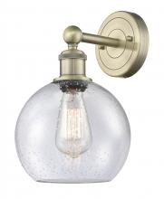 Innovations Lighting 616-1W-AB-G124-8 - Athens - 1 Light - 8 inch - Antique Brass - Sconce