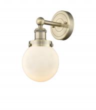 Innovations Lighting 616-1W-AB-G201-6 - Beacon - 1 Light - 6 inch - Antique Brass - Sconce