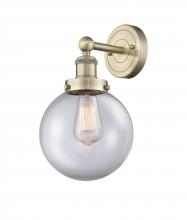 Innovations Lighting 616-1W-AB-G202-8 - Beacon - 1 Light - 8 inch - Antique Brass - Sconce