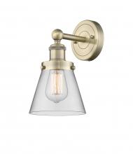  616-1W-AB-G62 - Cone - 1 Light - 6 inch - Antique Brass - Sconce