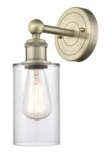 Innovations Lighting 616-1W-AB-G802 - Clymer - 1 Light - 4 inch - Antique Brass - Sconce
