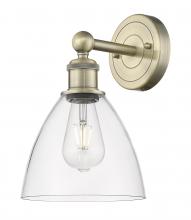 Innovations Lighting 616-1W-AB-GBD-752 - Bristol - 1 Light - 8 inch - Antique Brass - Sconce