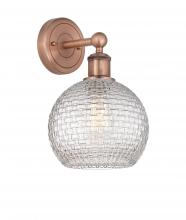 Innovations Lighting 616-1W-AC-G122C-8CL - Athens - 1 Light - 8 inch - Antique Copper - Sconce