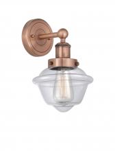 616-1W-AC-G532 - Oxford - 1 Light - 7 inch - Antique Copper - Sconce
