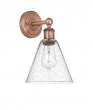 Innovations Lighting 616-1W-AC-GBC-84 - Berkshire - 1 Light - 8 inch - Antique Copper - Sconce