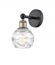 Innovations Lighting 616-1W-BAB-G1213-6 - Athens Deco Swirl - 1 Light - 6 inch - Black Antique Brass - Sconce