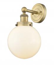  616-1W-BB-G201-8 - Beacon - 1 Light - 8 inch - Brushed Brass - Sconce