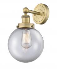  616-1W-BB-G202-8 - Beacon - 1 Light - 8 inch - Brushed Brass - Sconce