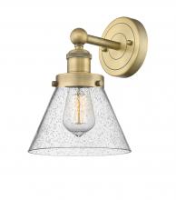  616-1W-BB-G44 - Cone - 1 Light - 8 inch - Brushed Brass - Sconce