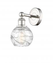 Innovations Lighting 616-1W-PN-G1213-6 - Athens Deco Swirl - 1 Light - 6 inch - Polished Nickel - Sconce
