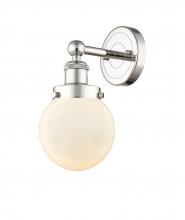 Innovations Lighting 616-1W-PN-G201-6 - Beacon - 1 Light - 6 inch - Polished Nickel - Sconce