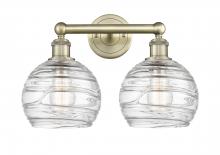Innovations Lighting 616-2W-AB-G1213-8 - Athens Deco Swirl - 2 Light - 17 inch - Antique Brass - Bath Vanity Light