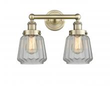  616-2W-AB-G142 - Chatham - 2 Light - 16 inch - Antique Brass - Bath Vanity Light