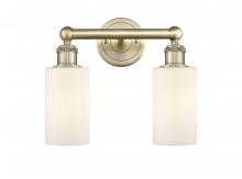 Innovations Lighting 616-2W-AB-G801 - Clymer - 2 Light - 13 inch - Antique Brass - Bath Vanity Light
