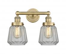  616-2W-BB-G142 - Chatham - 2 Light - 16 inch - Brushed Brass - Bath Vanity Light