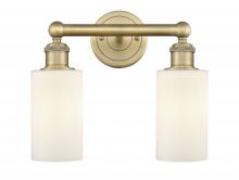 Innovations Lighting 616-2W-BB-G801 - Clymer - 2 Light - 13 inch - Brushed Brass - Bath Vanity Light