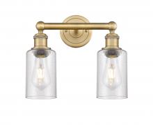 Innovations Lighting 616-2W-BB-G804 - Clymer - 2 Light - 13 inch - Brushed Brass - Bath Vanity Light