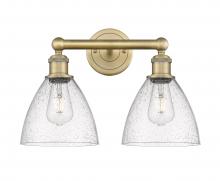 Innovations Lighting 616-2W-BB-GBD-754 - Bristol - 2 Light - 17 inch - Brushed Brass - Bath Vanity Light