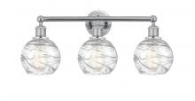  616-3W-PC-G1213-6 - Athens Deco Swirl - 3 Light - 24 inch - Polished Chrome - Bath Vanity Light