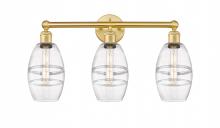 Innovations Lighting 616-3W-SG-G557-6CL - Vaz - 3 Light - 24 inch - Satin Gold - Bath Vanity Light