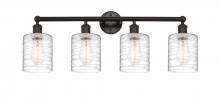  616-4W-OB-G1113 - Cobbleskill - 4 Light - 32 inch - Oil Rubbed Bronze - Bath Vanity Light