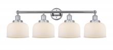  616-4W-PC-G71 - Bell - 4 Light - 35 inch - Polished Chrome - Bath Vanity Light