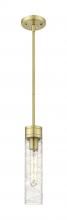  617-1S-AB-G617-11DE - Boreas - 1 Light - 3 inch - Antique Brass - Stem Hung - Mini Pendant