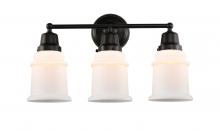  623-3W-BK-G181 - Canton - 3 Light - 22 inch - Matte Black - Bath Vanity Light