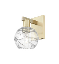 Innovations Lighting 716-1W-AB-G1213-6CL - Athens Deco Swirl - 1 Light - 6 inch - Antique Brass - Sconce