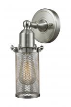 Innovations Lighting 900-1W-SN-CE219-SN - Quincy Hall - 1 Light - 5 inch - Brushed Satin Nickel - Sconce