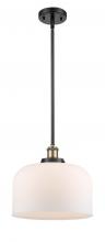  916-1S-BAB-G71-L - Bell - 1 Light - 12 inch - Black Antique Brass - Mini Pendant