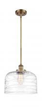  916-1S-BB-G713-L - Bell - 1 Light - 12 inch - Brushed Brass - Mini Pendant